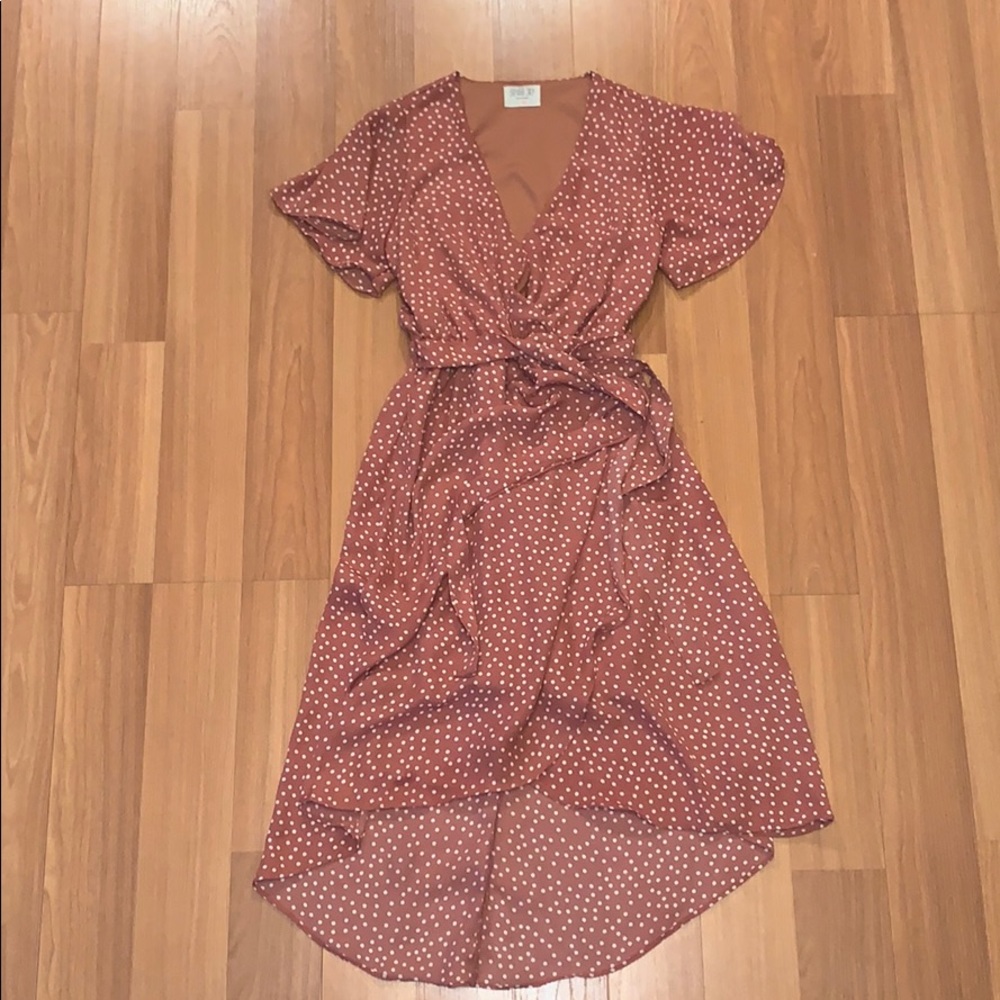 Chiffon Polka Dot Dress 🌟